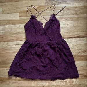 Tobi Burgundy Dress